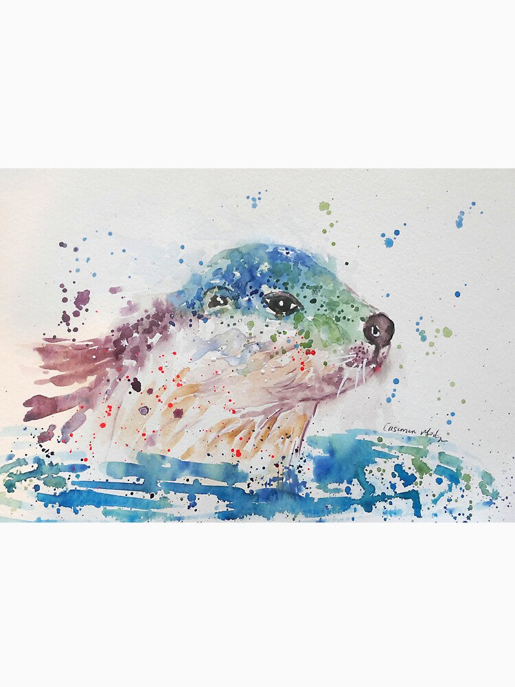 Colourful Otter by Casimirasart