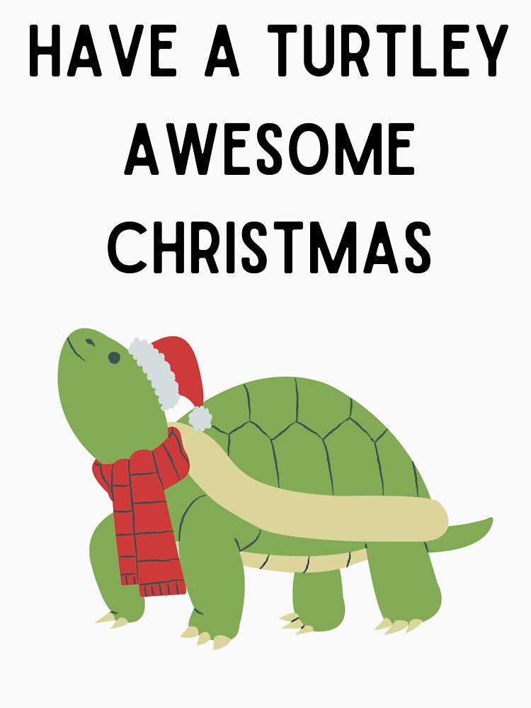 Turtle Christmas Pun by Kristin Orsi