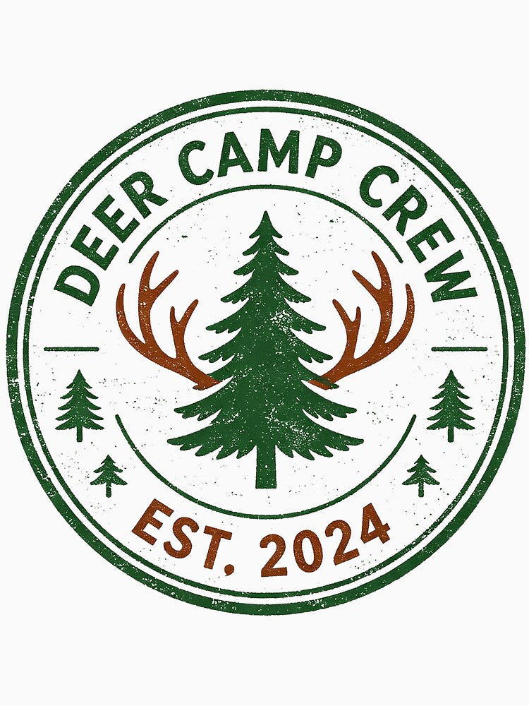 Deer Camp Crew Est Group Hunting Camp Squad Shirt Design by Mahilis