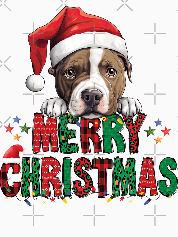 Staffordshire Terrier - Merry Christmas Dog by Kidzz