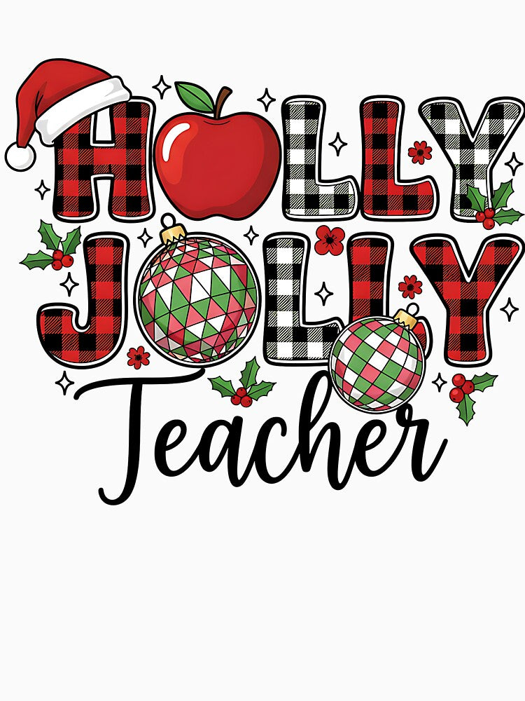 Holly Jolly Teacher by chicdeboutique