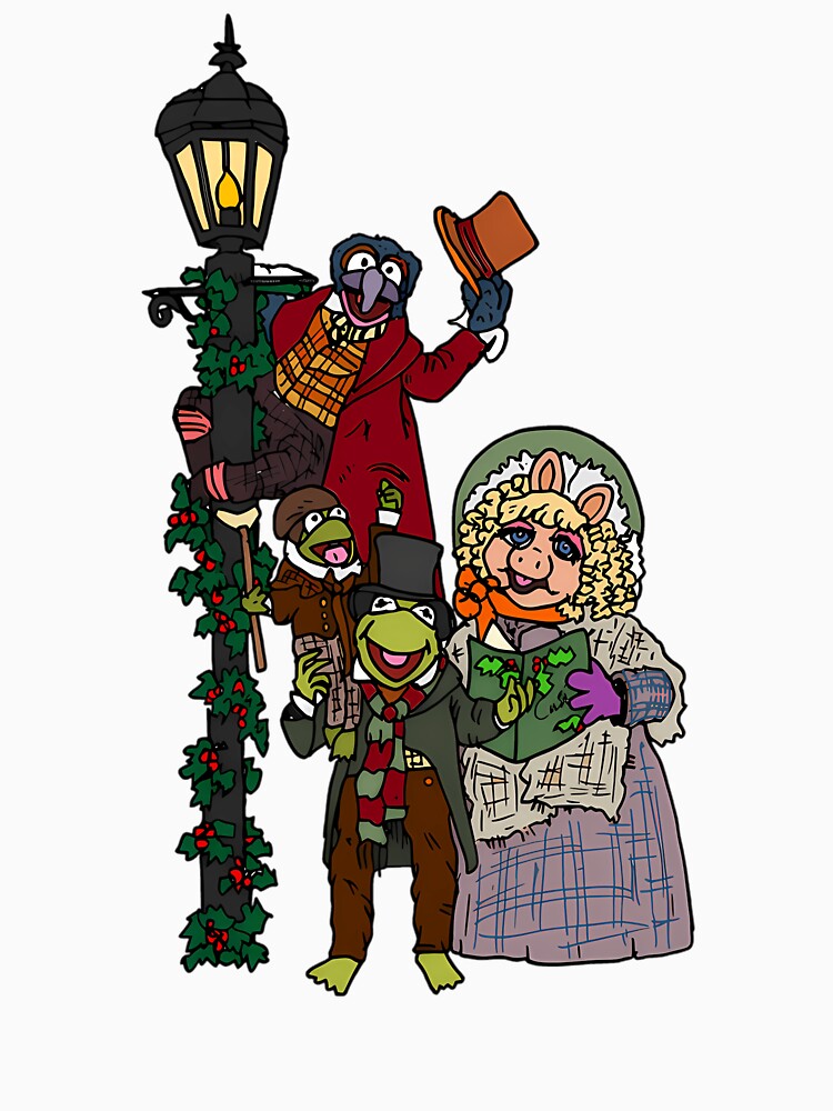 The Muppet Christmas Carol Kermit Miss Piggy Gonzo Holiday by RakeshPatelArt