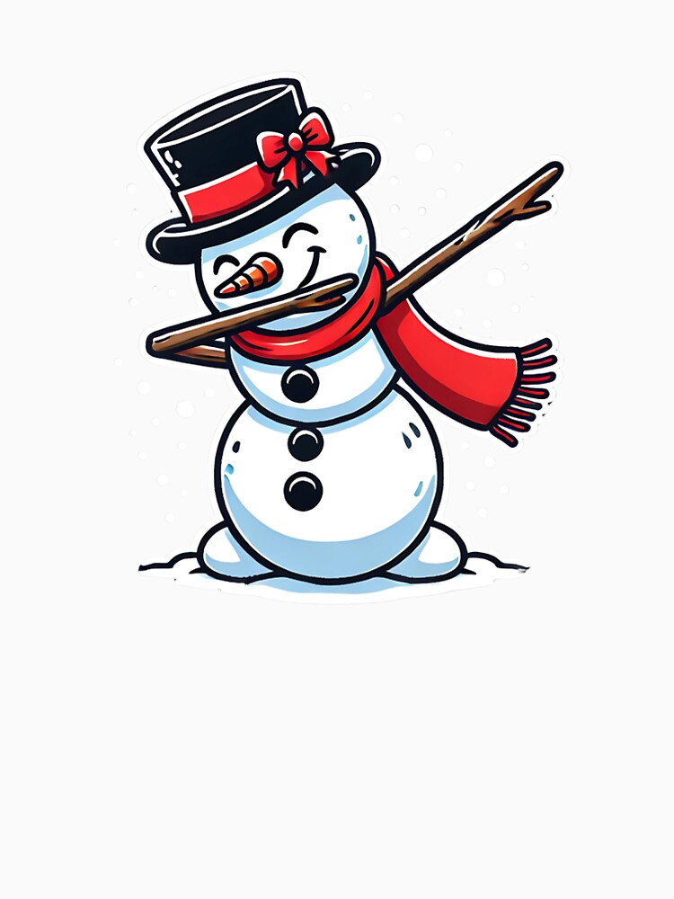 Dabbing Snowman Winter Style | Fun Holiday Vibes by PomerShop