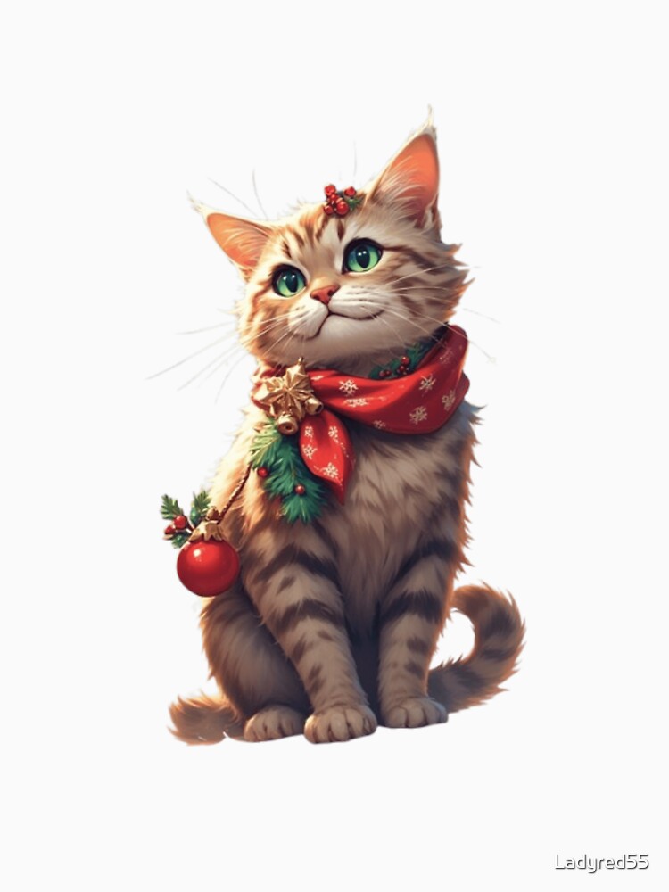 Cute Christmas Cat by Ladyred55
