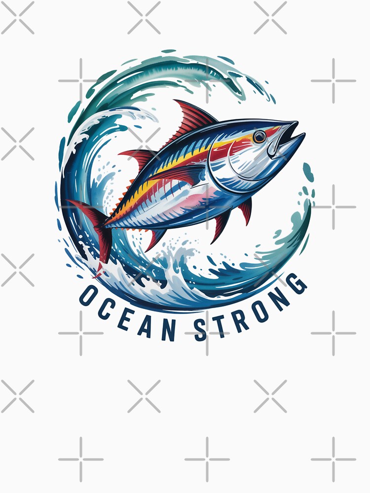 Ocean Strong: The Power and Resilience of the Golden Tuna by FusiTink