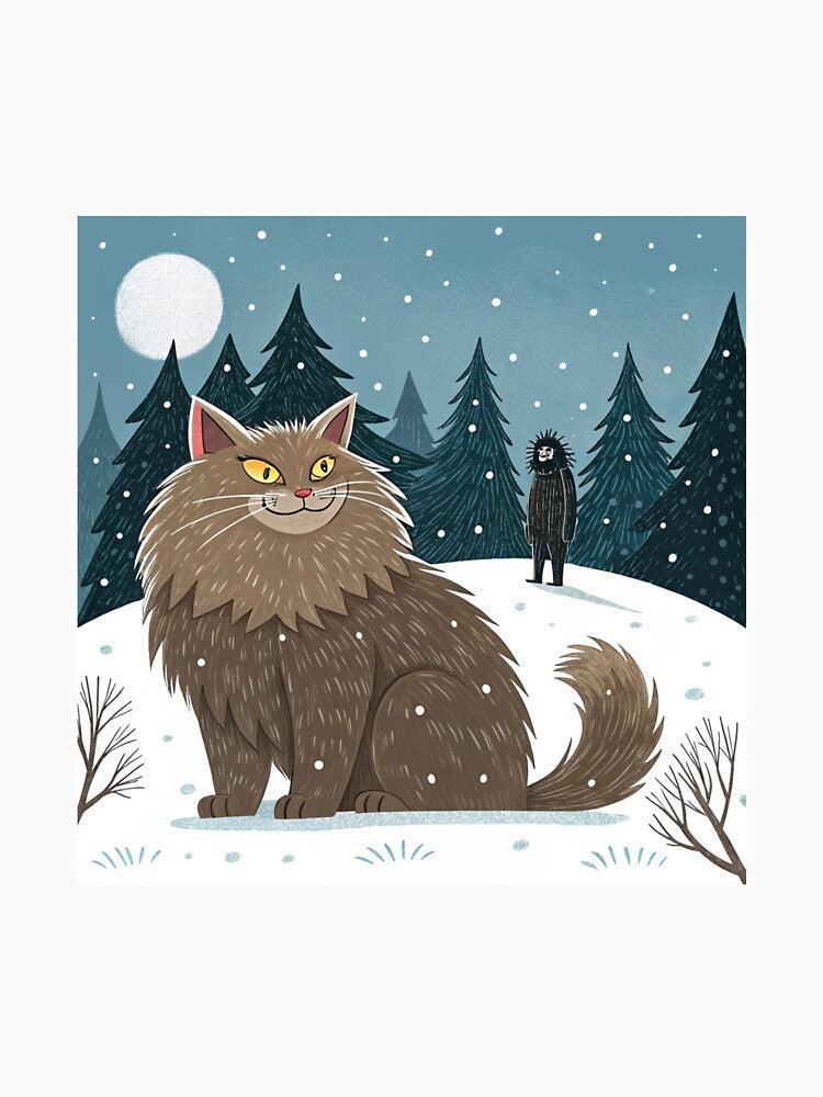 Jólakötturinn (Yule Cat) 14 by AIfolklore