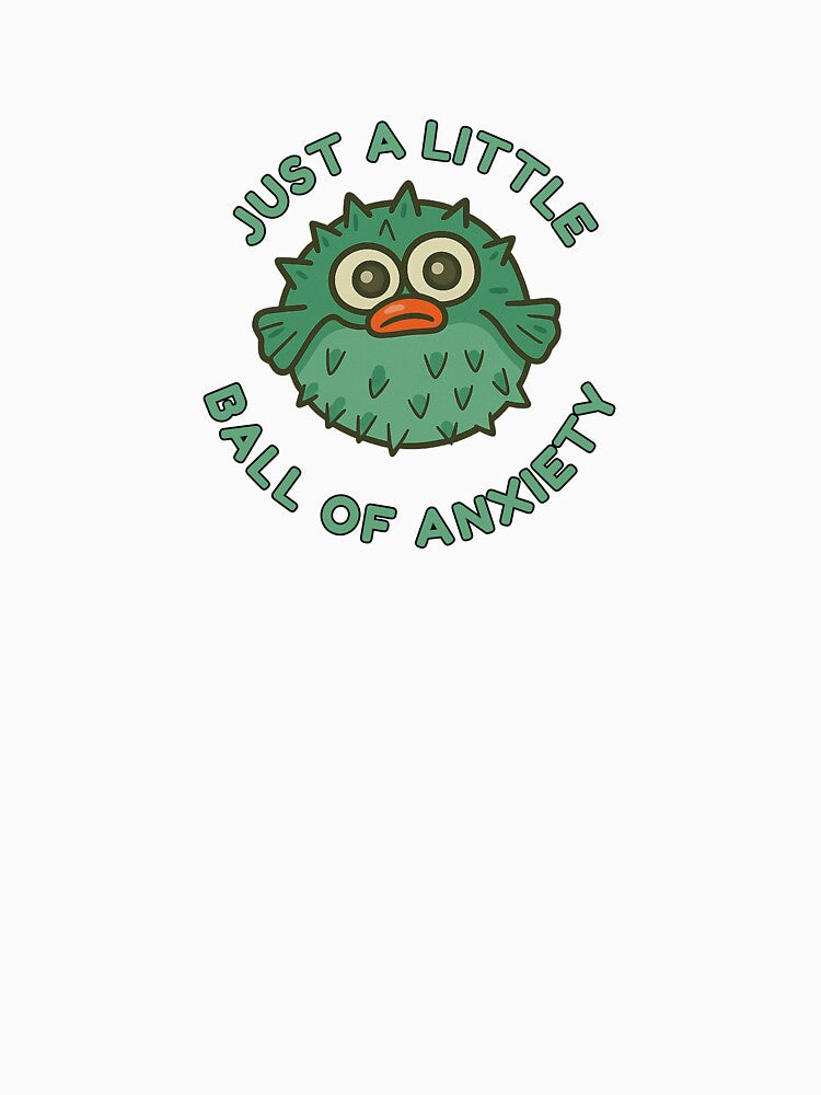 Just a Little Ball of Anxiety – Cactus Calm by CanSparkleArt