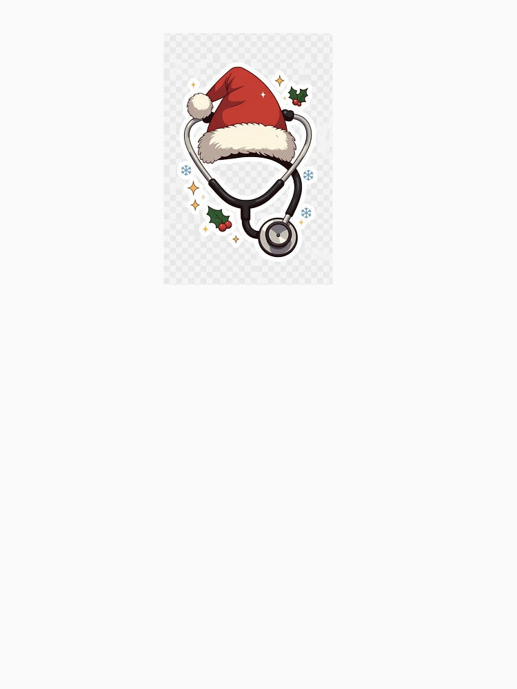 Santa’s Favorite Nurse – Cute Christmas Nurse Stethoscope Design by goodshopsshop