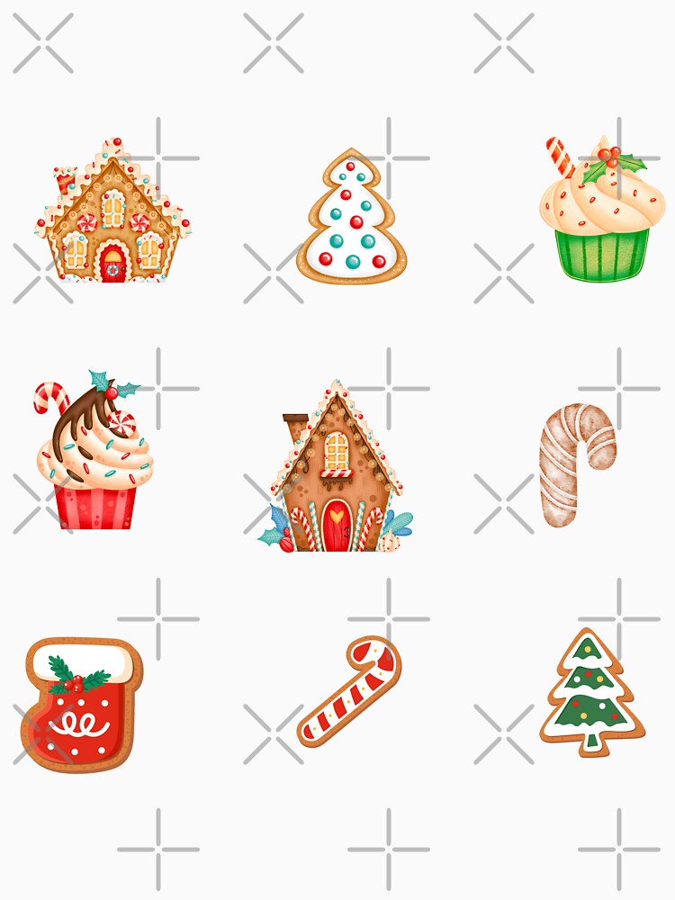 Watercolor Christmas Sweets and Cookies by silviaol