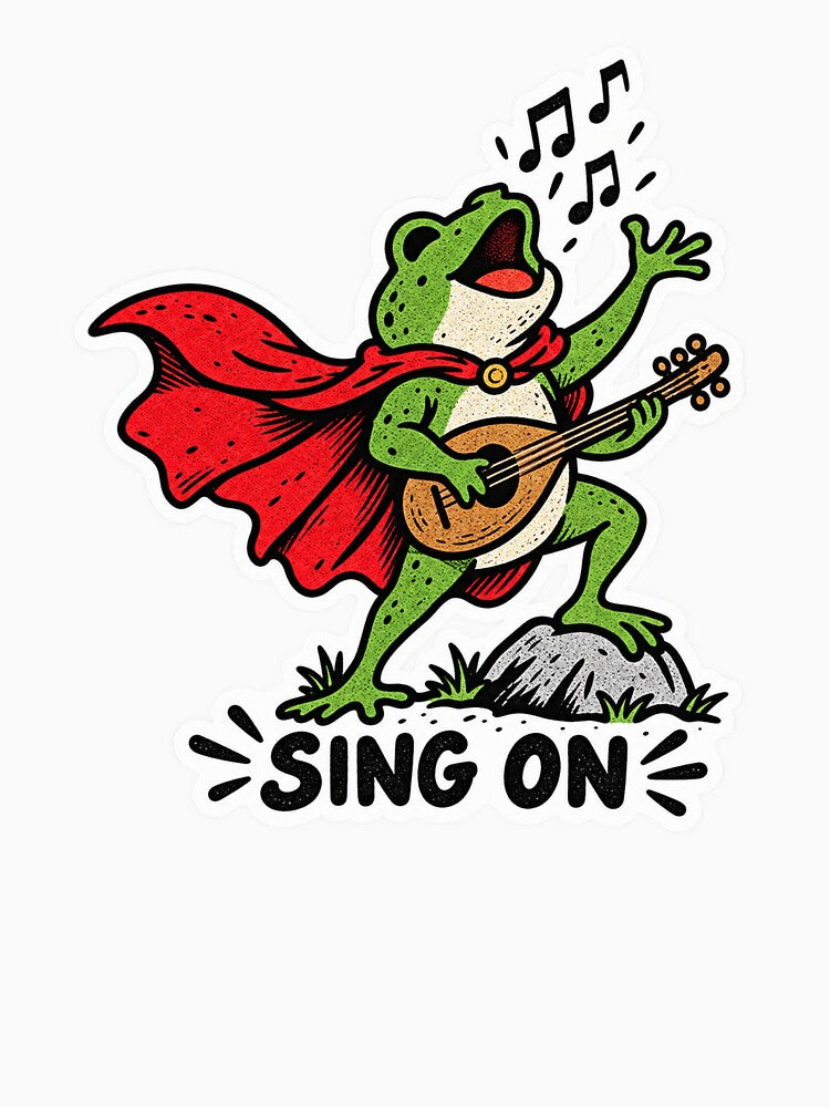 Sing On Frog Bard by A Light Worker