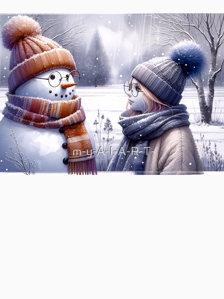 Encounter with a Snowman by m-y-A-I-A-R-T-
