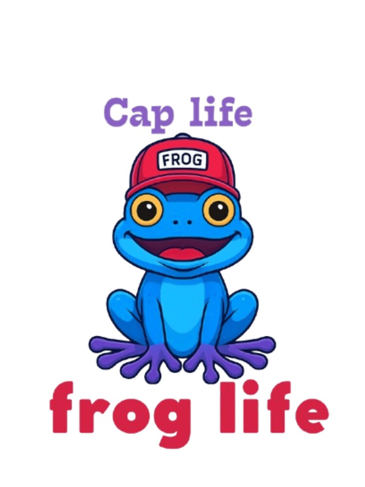 Frog with Baseball Hat by Pixanova