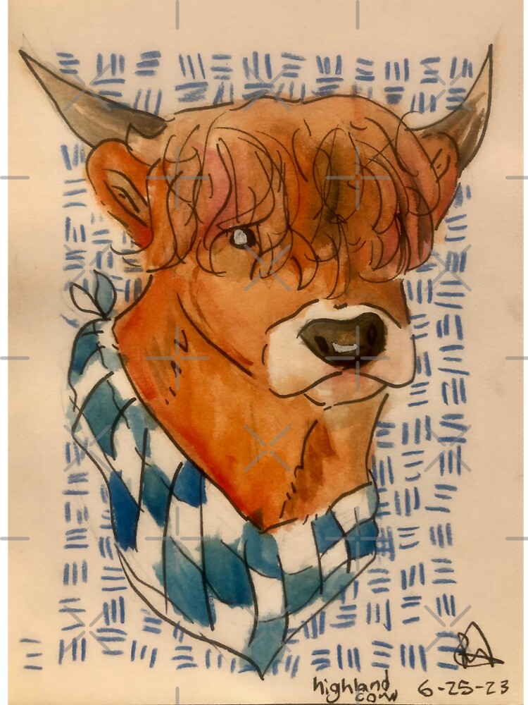 Highland Cow by Chilidogdesigns