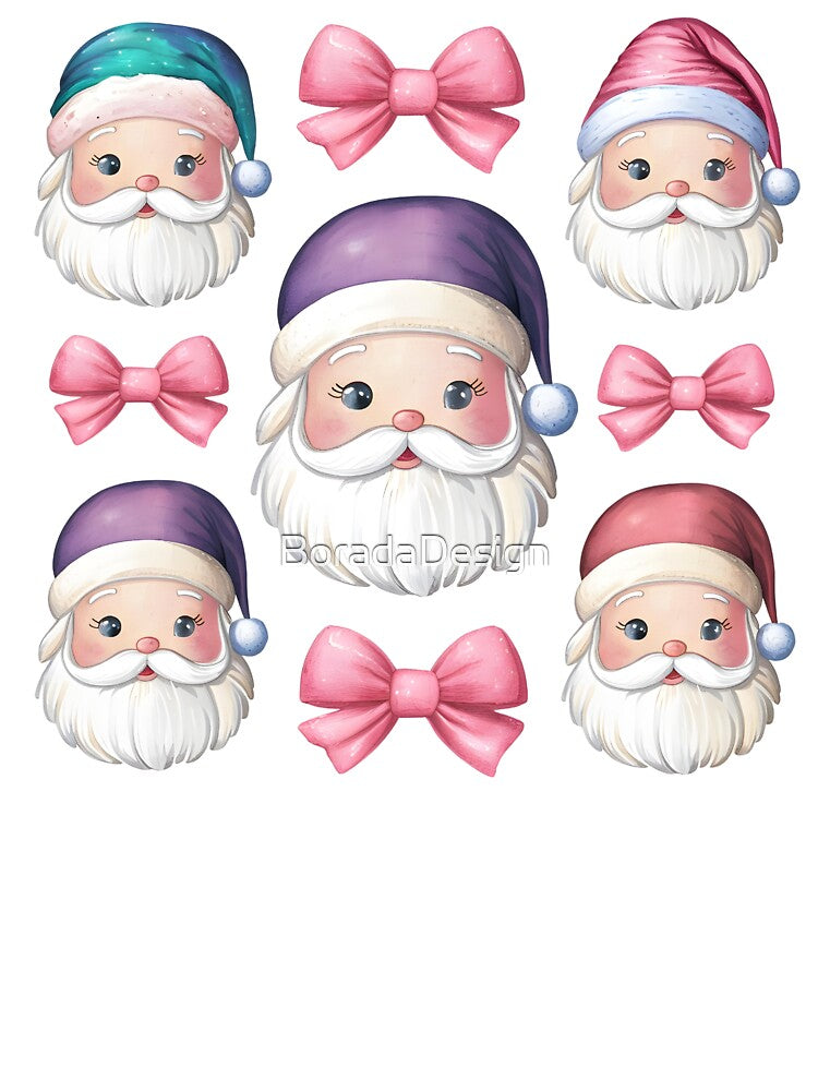 Coquette Santa Christmas - Cute Festive Santa Design by RINRADA KHANMOREE