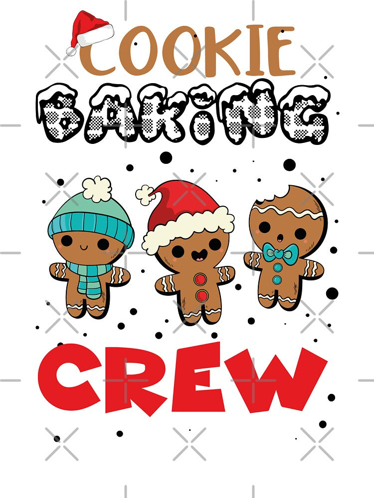 Cookie Baking Crew Christmas Funny Gingerbread Girls by Pexilus