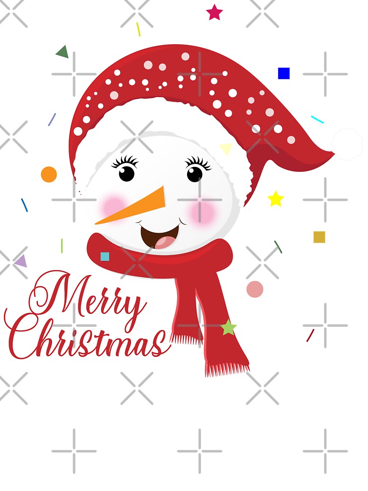 A snowman - Merry Christmas by Mylecm
