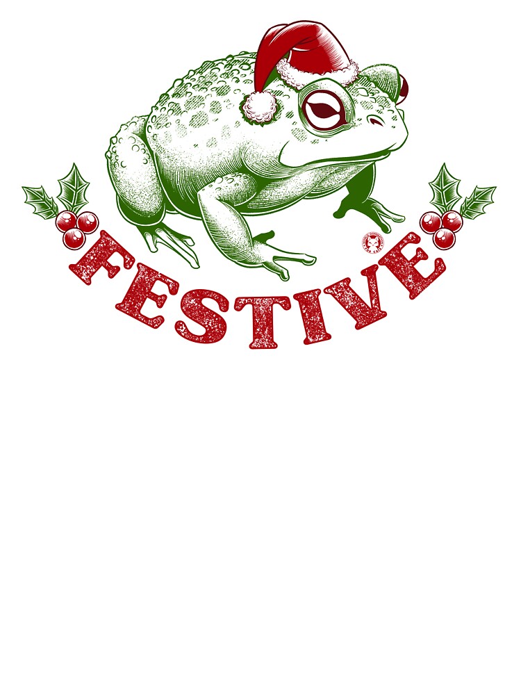Festive Frog by World Domination For Cats ®