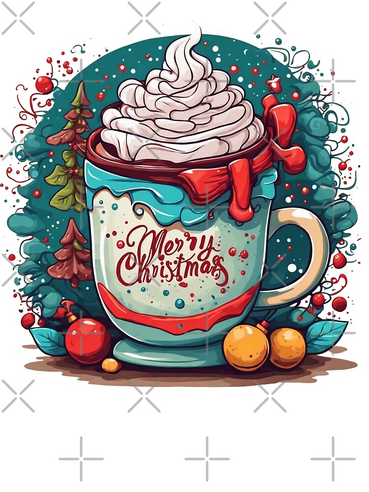 Trendy Christmas design, hot chocolate, hot cocoa by Misterpng