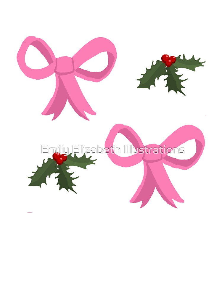 Christmas Bow by Emily Elizabeth Illustrations