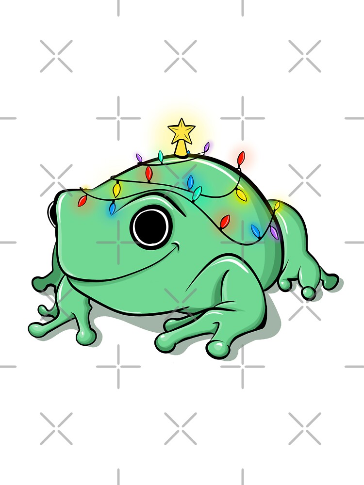 Christmas Frog Edward by Rae Smitty