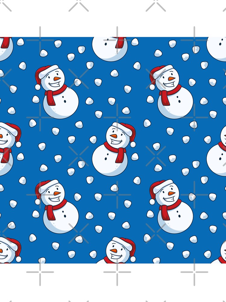 Christmas Snowman Pattern by artworkbyrihen