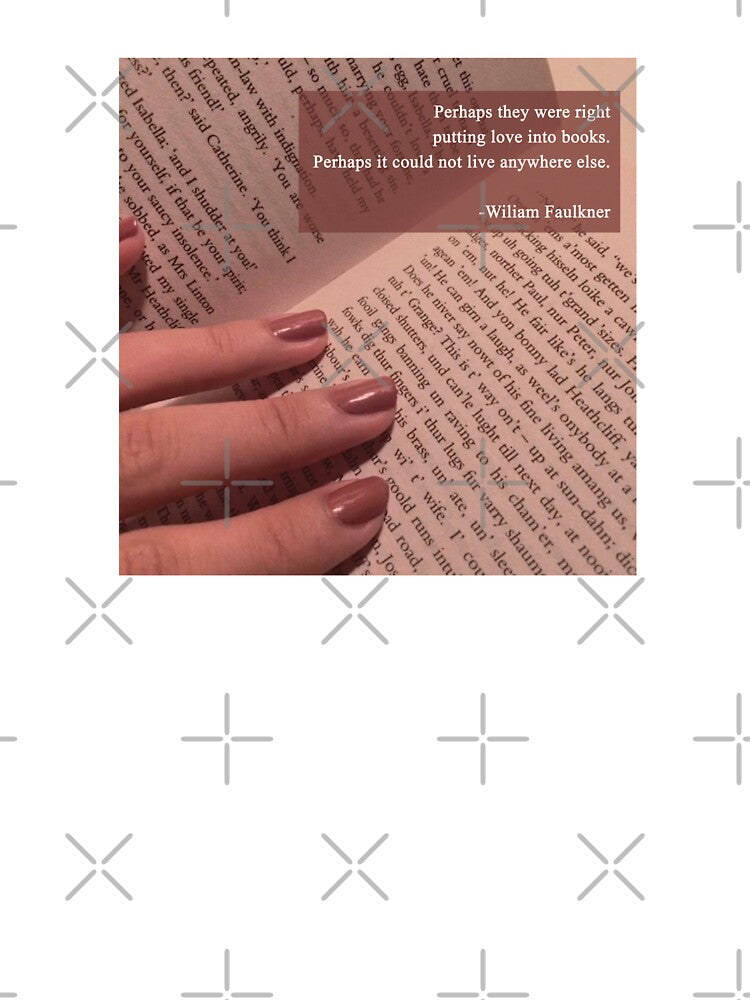 Romantic Academia William Faulkner Quote by lovartxin