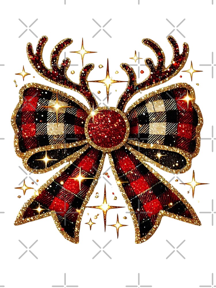 Reindeer bow for christmas by NRcollections24