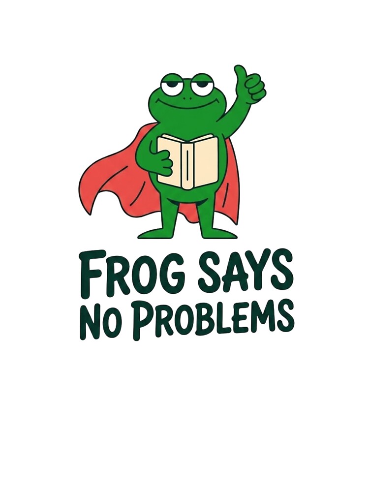 Frog Says No Problem by BhadzCheetah