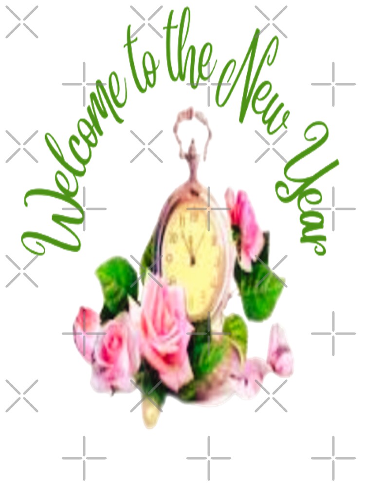 Welcome to the New Year, New Year Lettering Design, Howdy New Year, New Years Celebration, New Years Eve Countdown by Adri Barnard