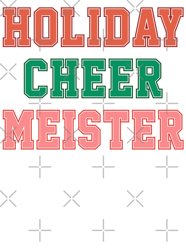 Holiday cheer meister varsity design by hobbybox