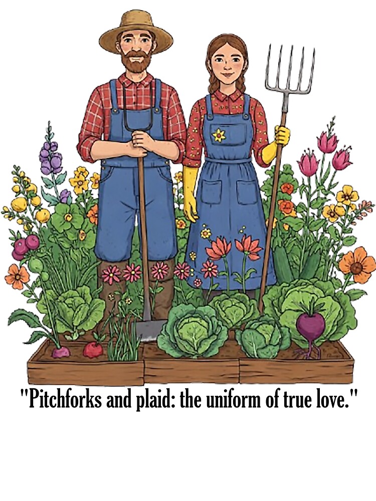 Gardening Dad and Mom by likbatonboot