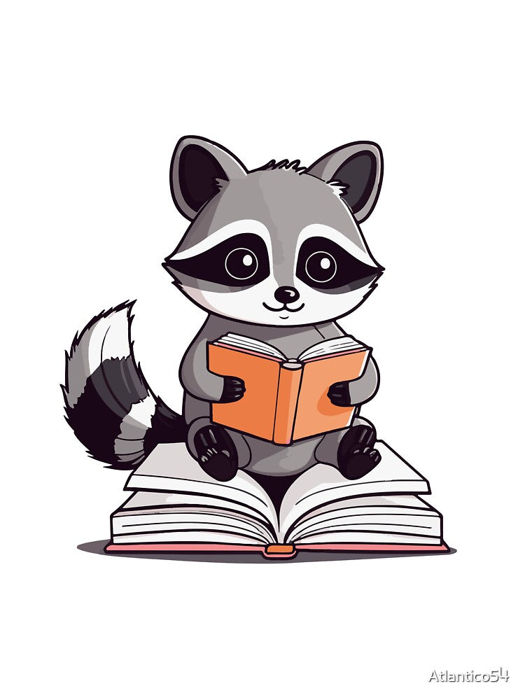 The Library Raccoon by Atlantico54