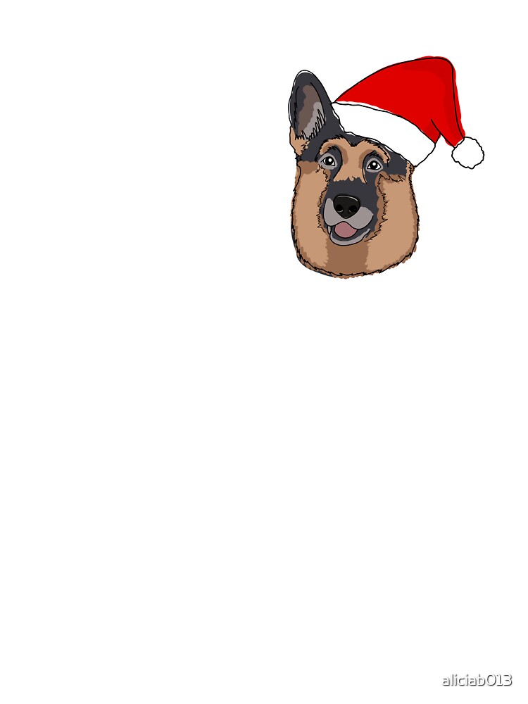 Holiday German Shepard cute dog by aliciab013