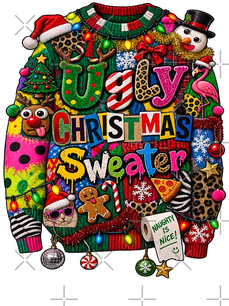 The Ugliest Ugly Christmas Sweater Design by RichardRags