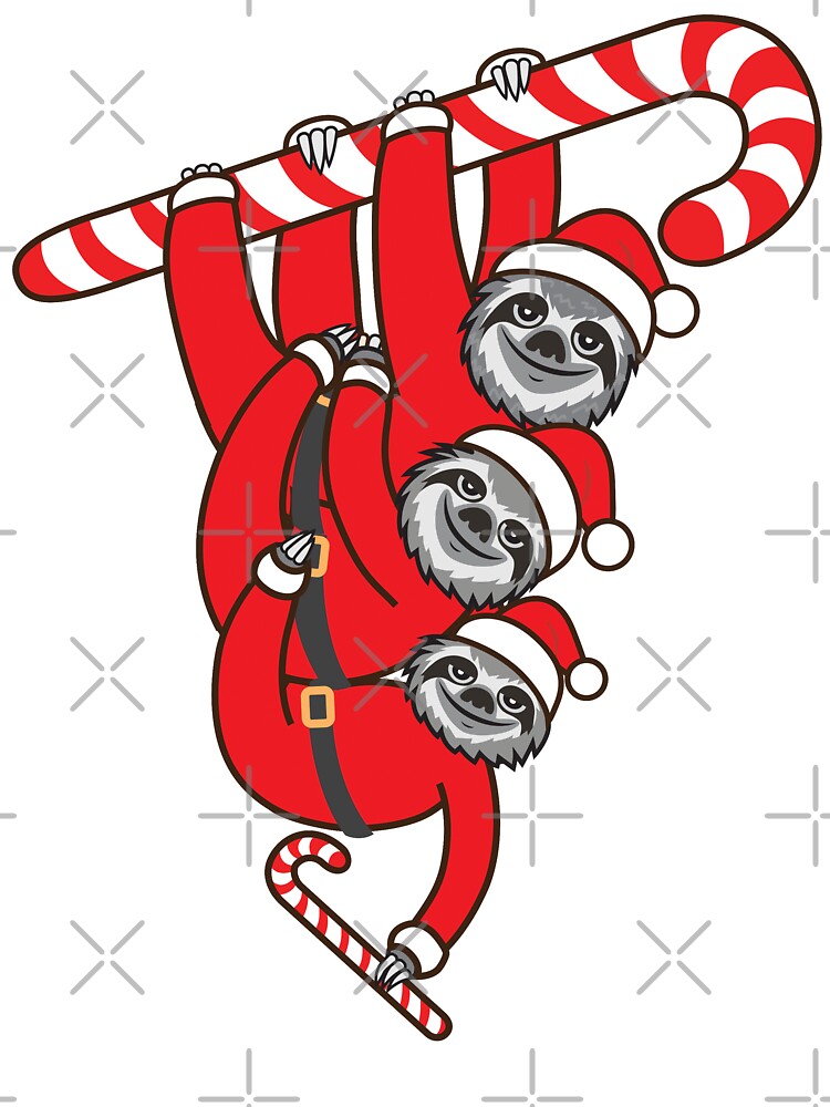 Sloth Candy Cane by plushism