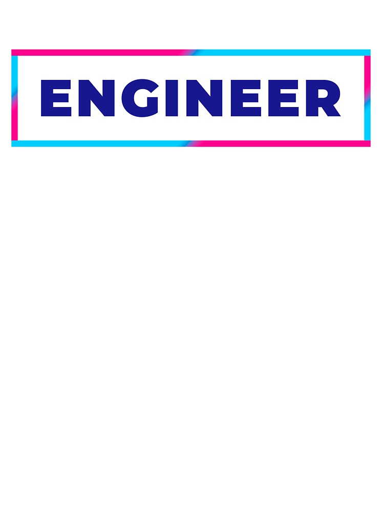 Engineer retro colorful frame by SVPOD