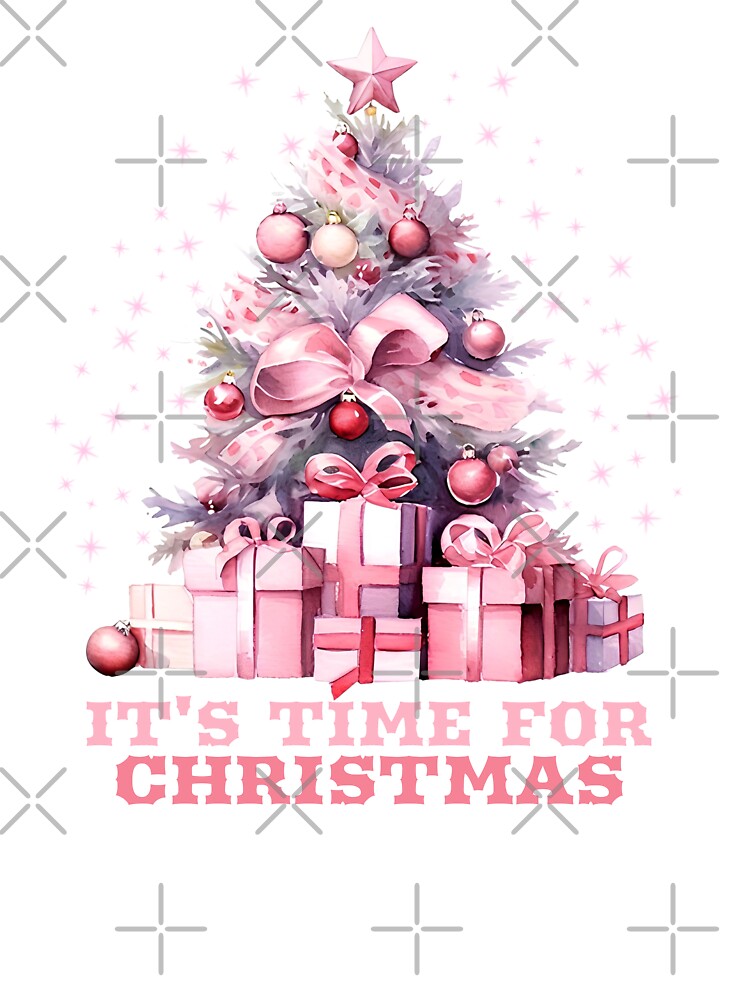 Coquette Pink Christmas Design – Soft and Romantic Holiday Aesthetic by Ksuss