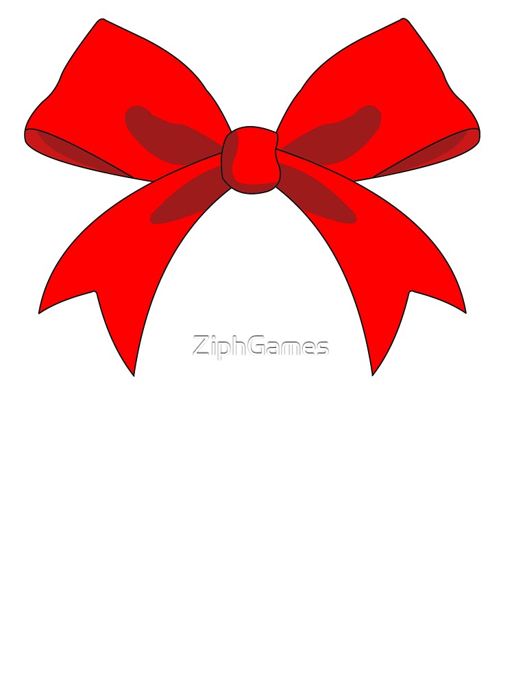 red bow by ZiphGames