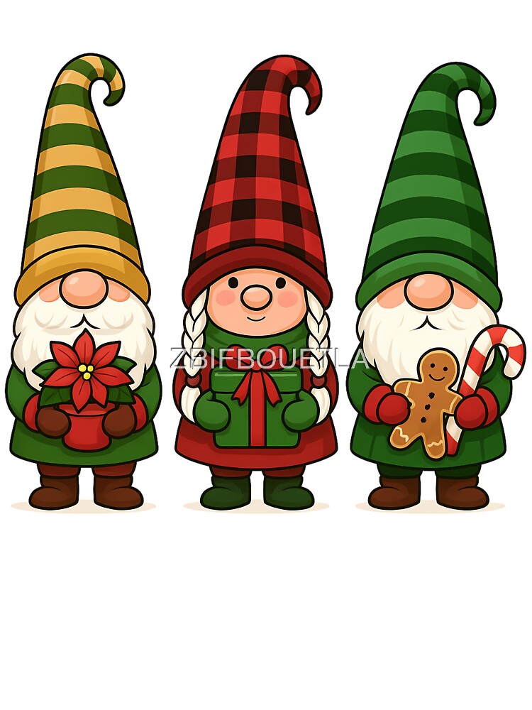 Christmas Gnomes - Xmas Family Matching by ZBIFBOUETLA