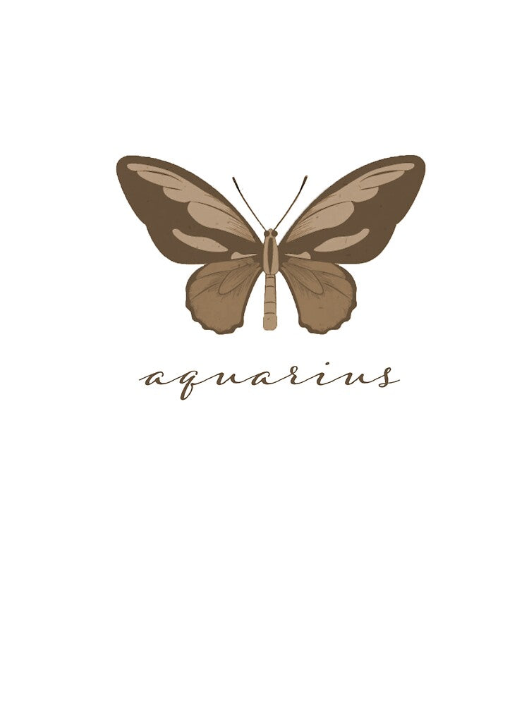 aquarius butterfly aesthetic astrology by mandeegirl17