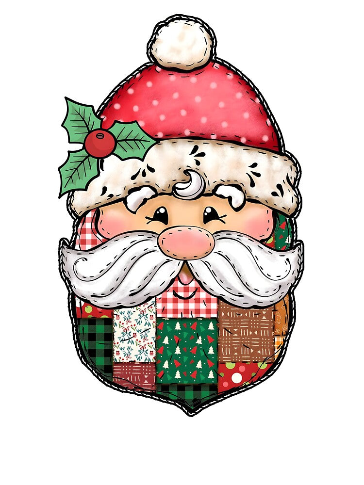 Patchwork Santa Claus by Lucrecefouche