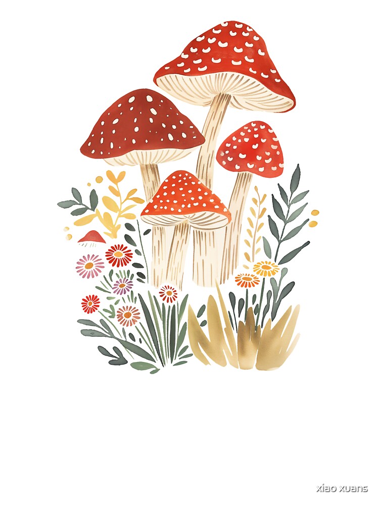 Mushroom forest by xiao xuans