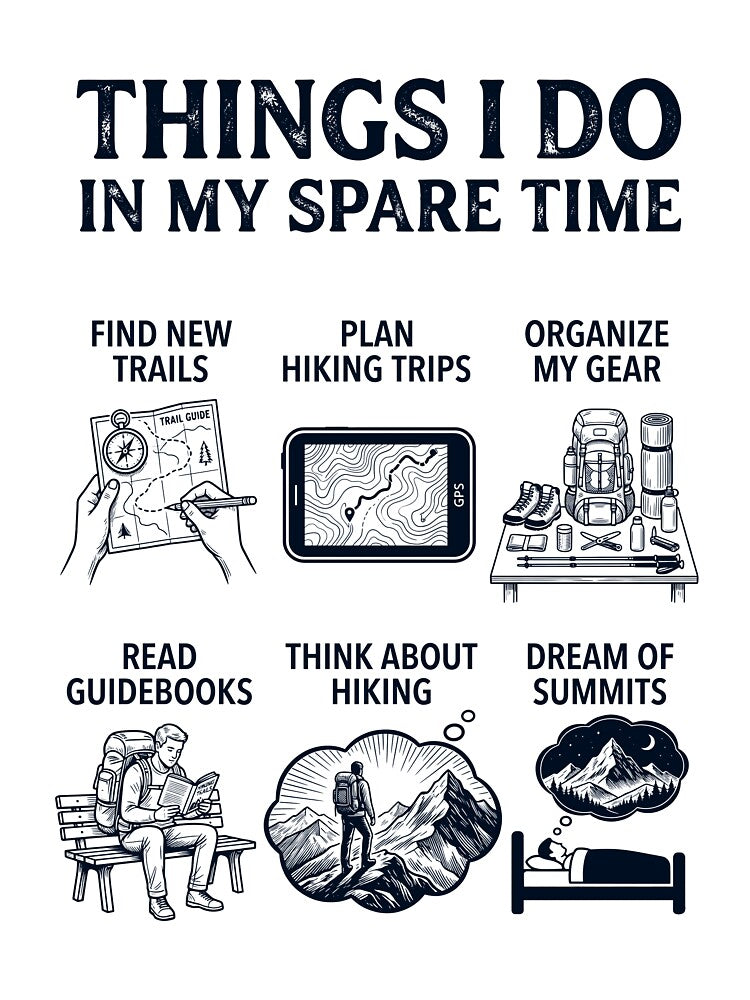Funny Hiking Lover Spare Time Activities by dian-rody-crest