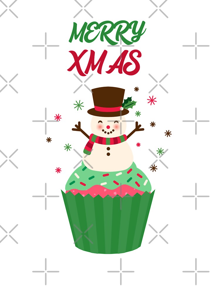 Snowman Merry Xmas by joabaj