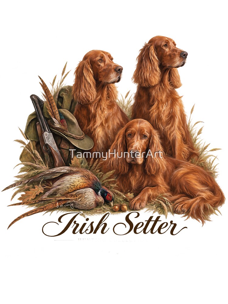 Irish Setter Hunting Collection – Vintage Fine Art Hunting by TammyHunterArt