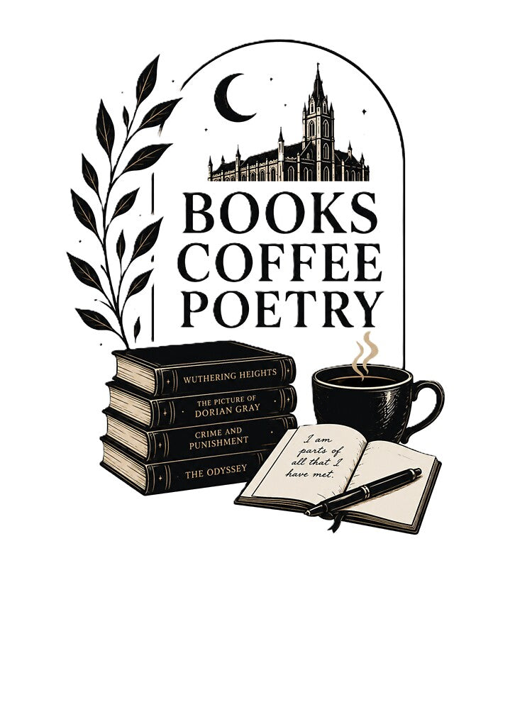 Books, Coffee & Poetry — Dark Academia Aesthetic by Rosteri