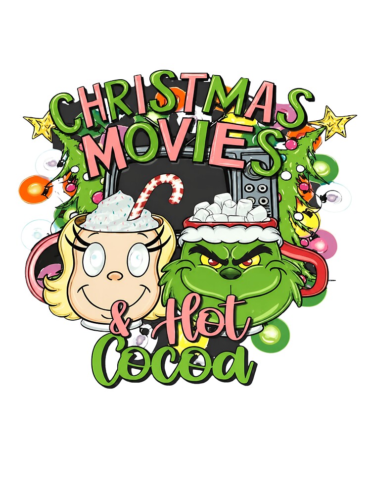 Christmas Movie Hot Cocoa Cozy Holiday Design by NicoleBai12317