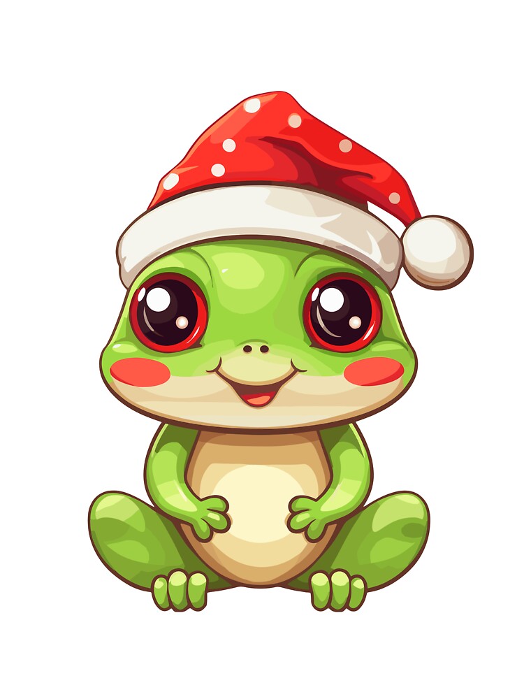 Christmas frog by kuzzaco