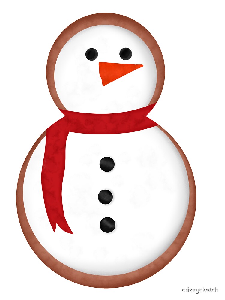 snowman cookie treat by crizzysketch