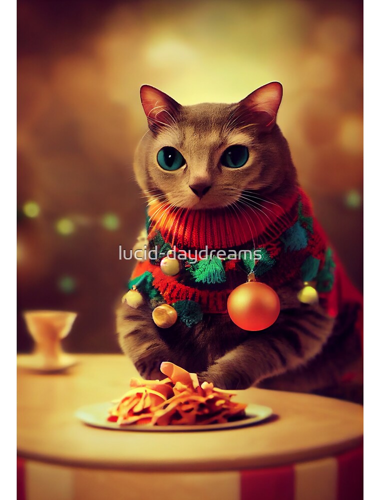 Christmas Cat by lucid-daydreams
